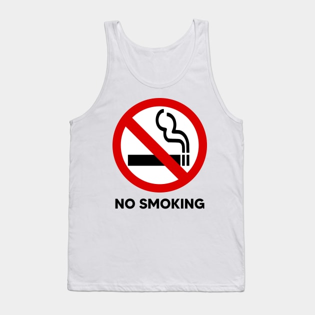 No Smoking Tank Top by Zakzouk-store